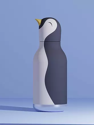 ASOBU | Isolierflasche 460ml PINGUIN grau / weiss | 